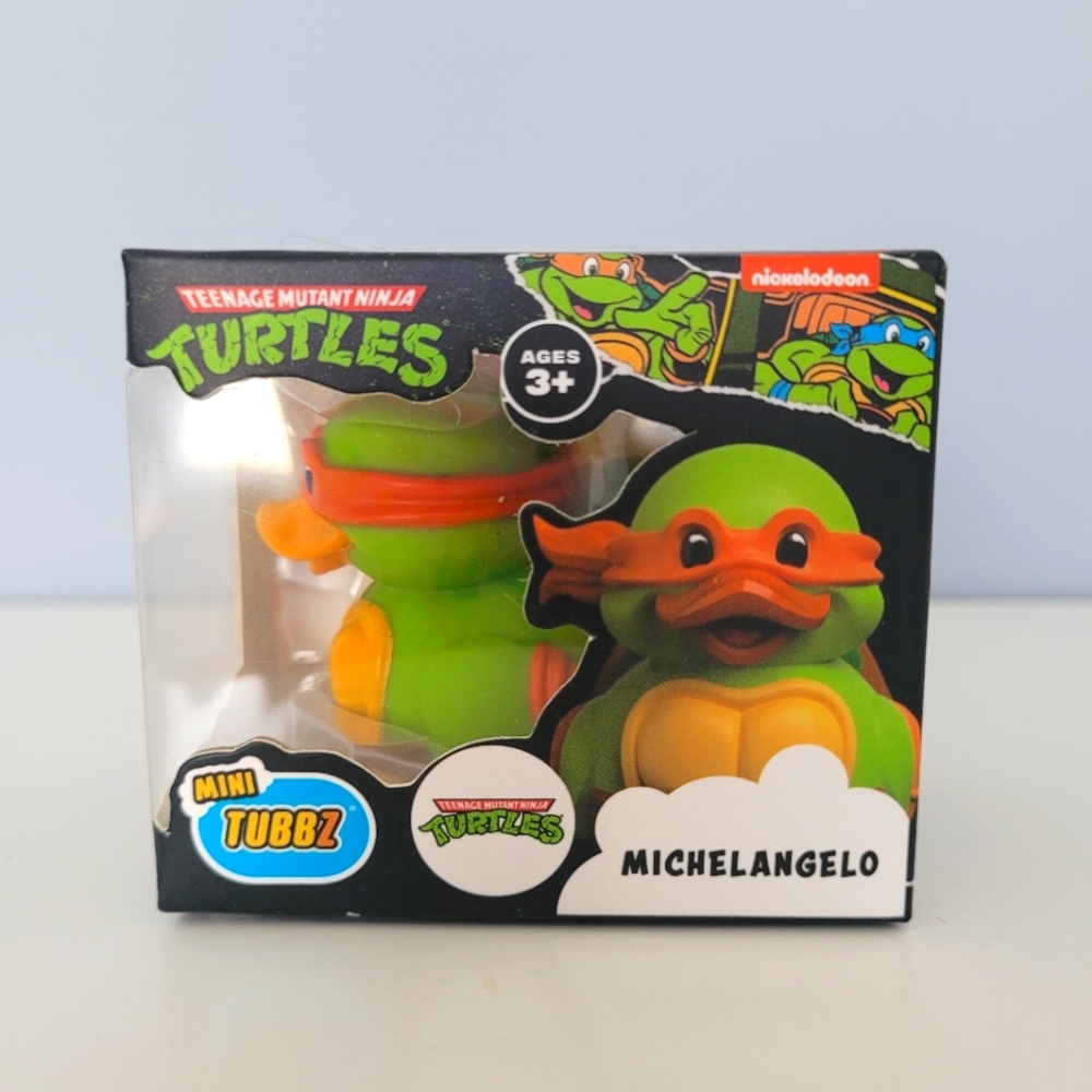 NIB - Michelangelo Mini Tubbz Toy Duck